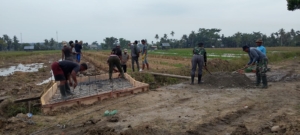 Siang dan Malam Mengabdi Untuk Negeri,Satgas TMMD 128 Wujudkan Kesejahteraan Masyarakat Gebang