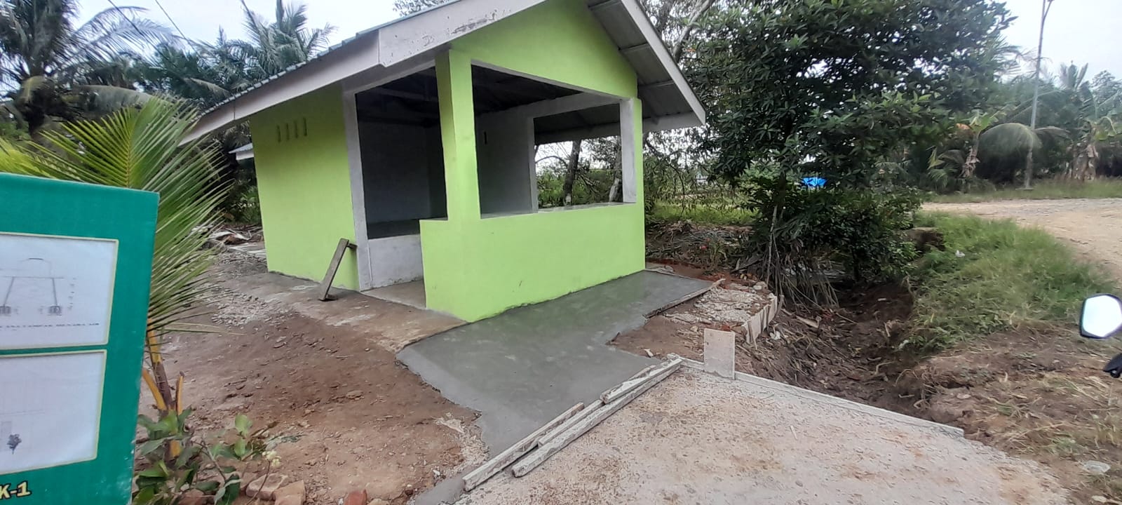 Pos Kamling TMMD 128 Rampung,Warga Desa Pasar Rawa Tingkatkan Keamanan Lingkungan