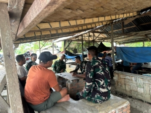 Bukan Sekadar Semen dan Pasir, ‘Diplomasi Meja Kopi’ Jadi Senjata Ampuh Satgas TMMD 128 di Langkat