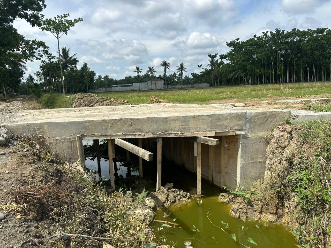 Satgas TMMD 128 Langkat Rampungkan Pengerjaan Gorong-gorong