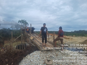 Ada Laporan Kita Tindak: Kapolsek Singingi Pimpin Penindakan Aktivitas PETI di Muara Lembu