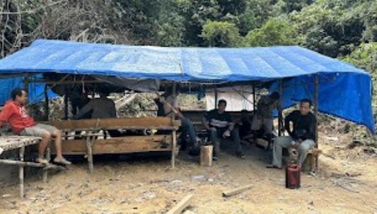 Kata Warga Pemainnya Orang Sumbar: Polres Kuansing Cek Lokasi Dugaan PETI di Sungai Batu Kobau, Bukit Betabuh