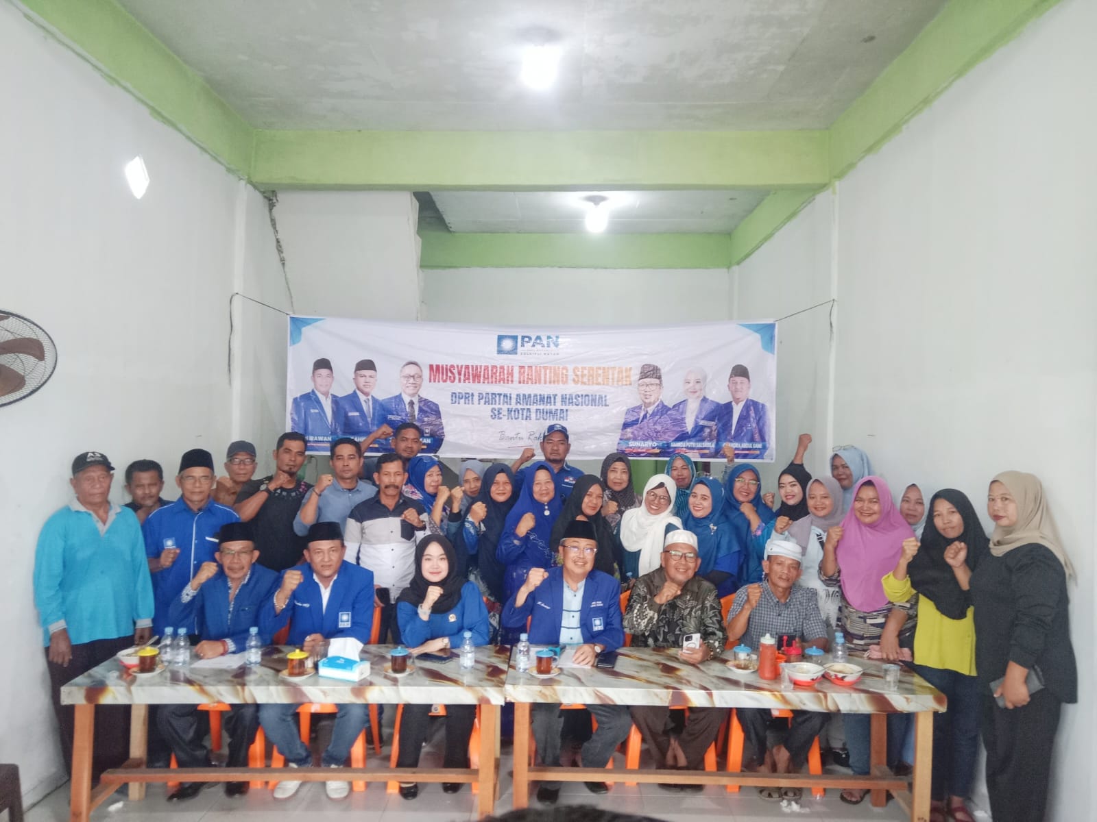 Musyawarah Ranting Serentak PAN Bukit Kapur Dumai Resmi Tetapkan Pengurus Baru Periode 2025–2030
