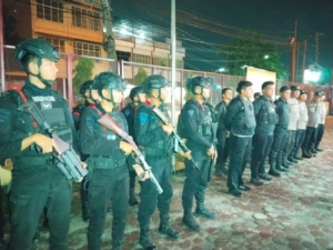 Polres Pelabuhan Belawan Bersama Brimob dan Dit Samapta Polda Sumut Gelar Patroli Gabungan
