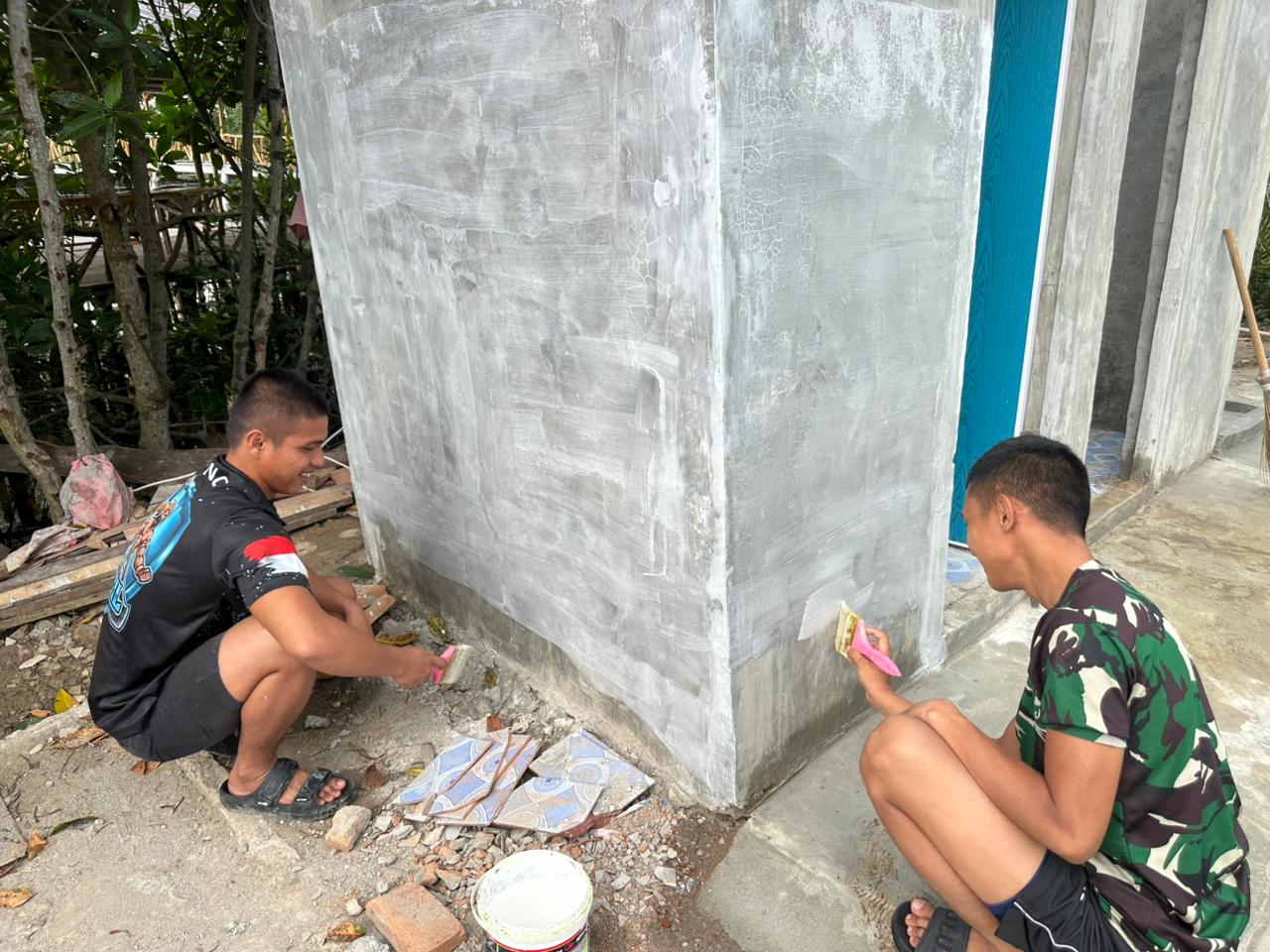 Sentuhan Akhir MCK di Pasar Rawa, Ikhtiar Kecil Menjawab Kebutuhan Besar