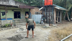 Semburan Air dari Perut Bumi di Gebang,Wujudkan Kehidupan Sehat Masyarakat