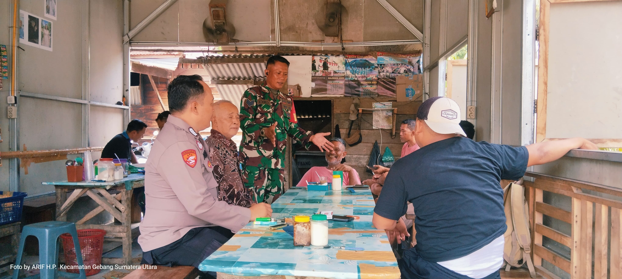 TMMD 128 Gebang Maju Selangkah: Dari Pembangunan Fisik ke Kedekatan Sosial di Warung Kopi