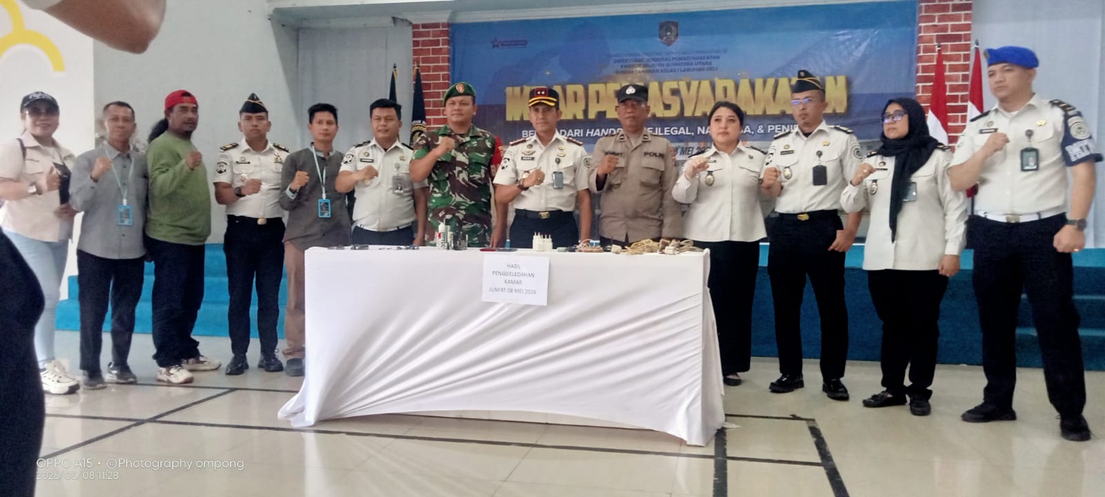 Rutan Kelas I Labuhan Deli Giat Pencegahan Peredaran Masuknya Barang Ilegal dan Penipuan