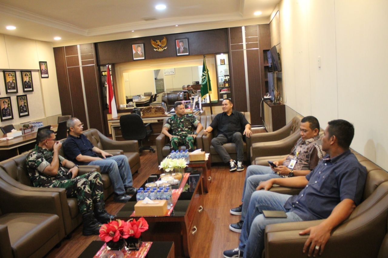 Eratkan Sinergitas, Dandim 0201/Medan Kunjungan Silaturahmi ke Kejaksaan Negeri Medan