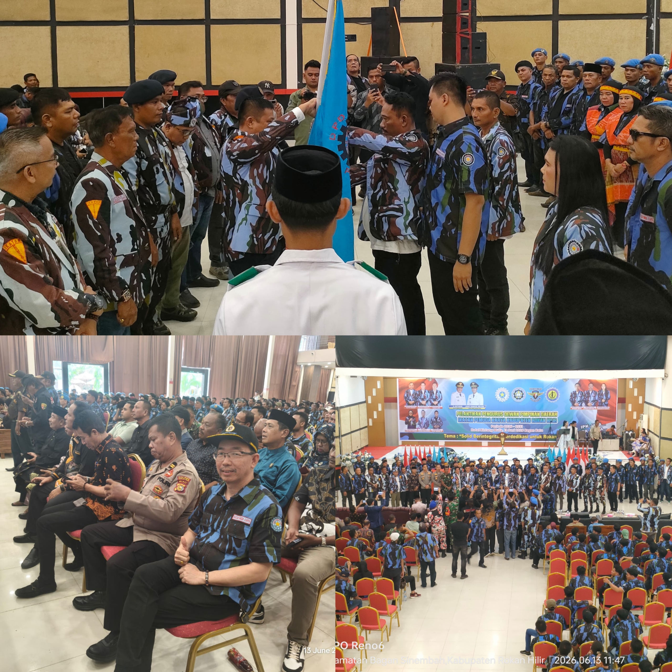 Pengurus DPD II IPK Dumai Ikuti Pengukuhan Struktur IPK Rohil