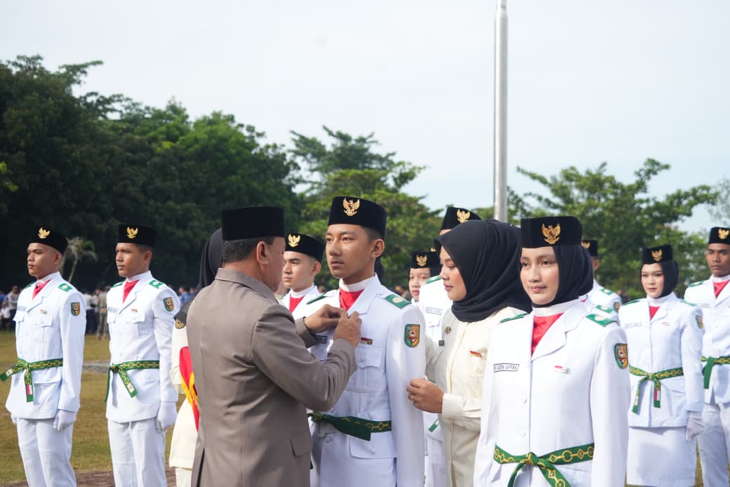 Peringatan Harlah Pancasila di Kuansing: Bupati Suhardiman Bacakan Amanat BPIP, Paskibraka Dapat Penghargaan