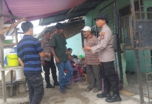 Sat Binmas Polres Pelabuhan Belawan Sambangi Warga Lorong Papan, Ajak Masyarakat Aktif Jaga Kamtibmas