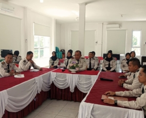 Bapas Kelas I Palangka Raya Gelar Rapat perencanaan pembahasan Mutasi Dan Rotasi Pegawai 