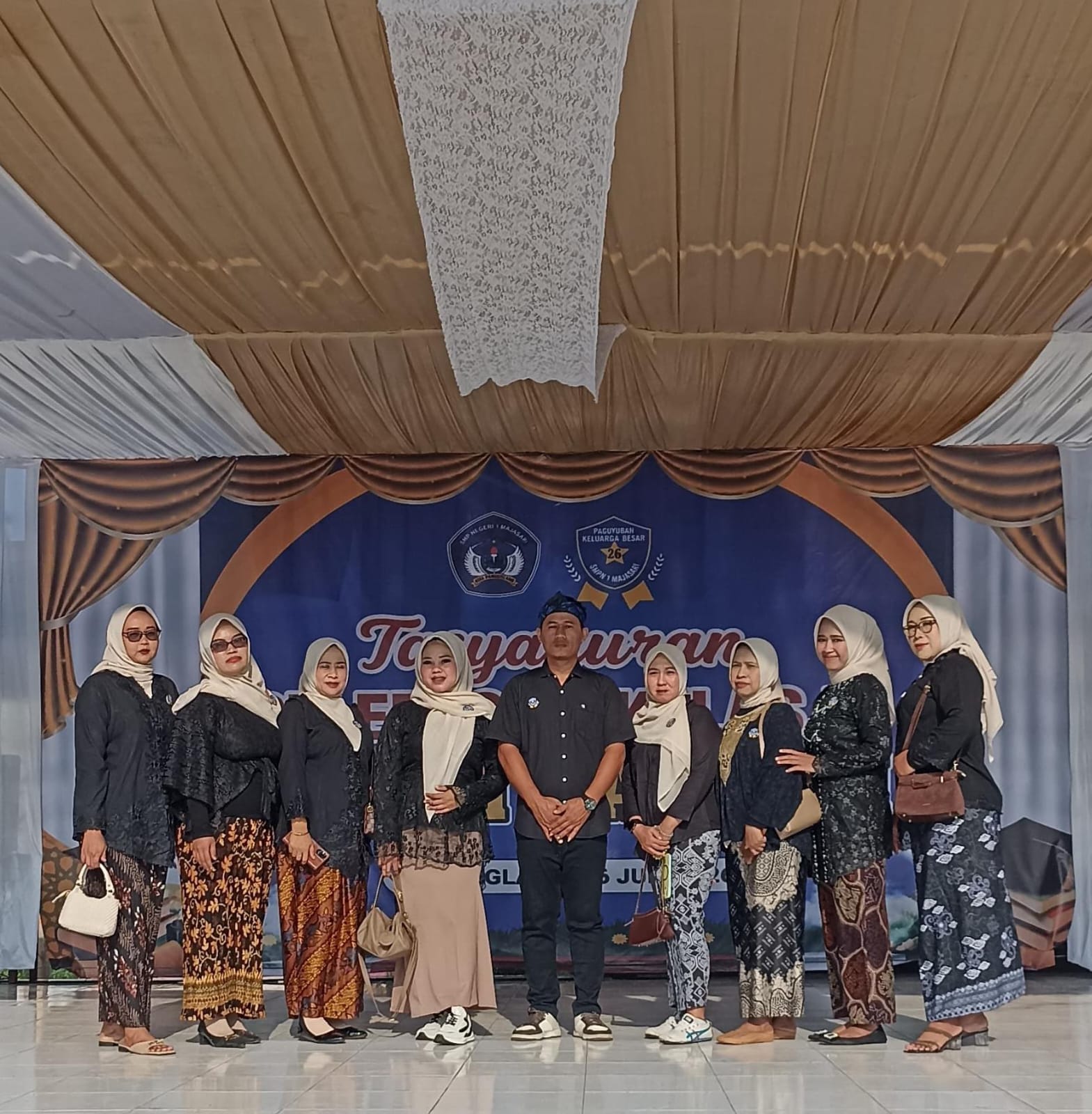Kemeriahan Tasyakuran Pelepasan Kelas IX SMPN 1 Majasari Ini Harapan Panitia Dan Pihak Sekolah