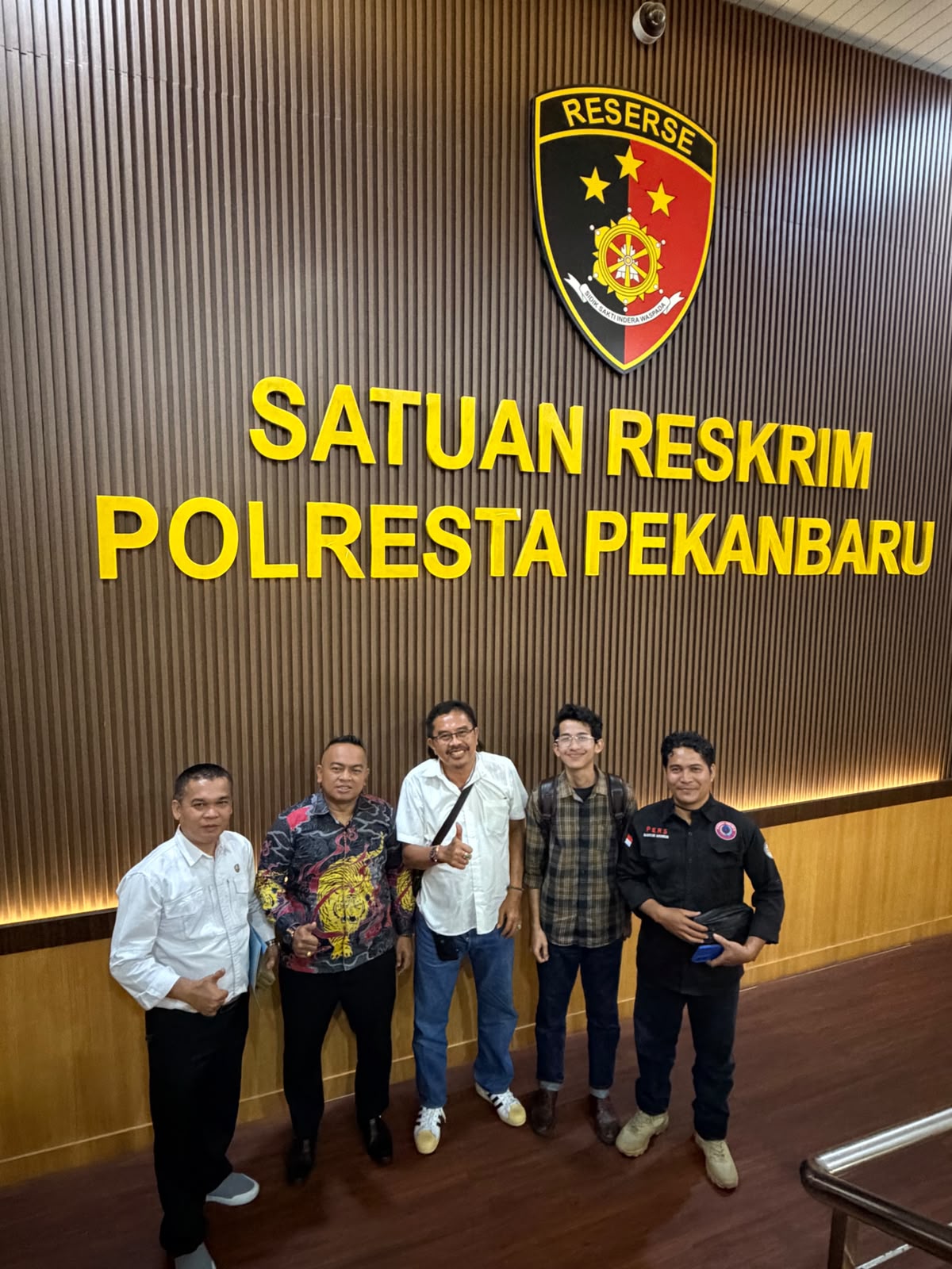 St Viktor James Napitupulu Tempuh Jalur Hukum Di Polresta Pekanbaru Terkait Warta “Dipabali”