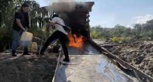 Respon Cepat: Personel Polsek Singingi Lakukan Penertiban PETI di Muara Lembu