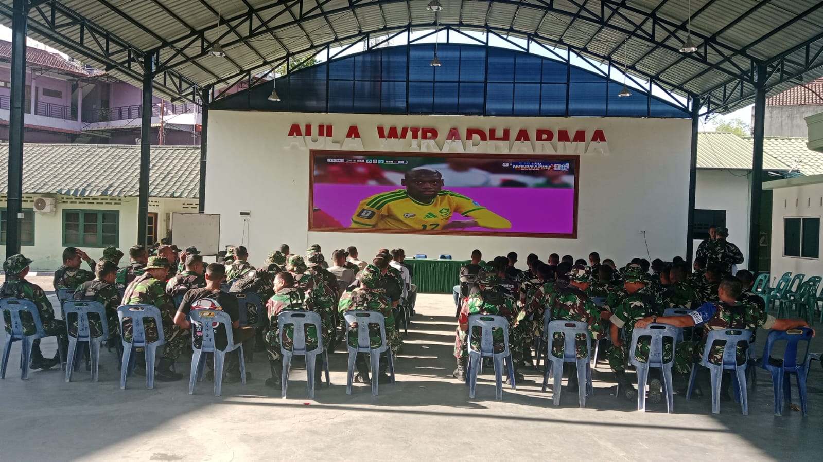 Euforia Nobar Kebangsaan FIFA World Cup 2026″,Momentum Kodim 0203/Lkt Tingkatkan Silaturahmi Bersama Masyarakat 