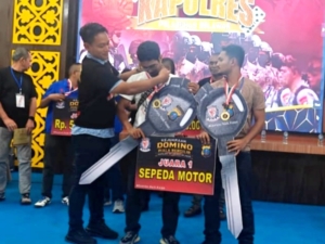 Kejuaraan Domino Piala Kapolres Pelabuhan Belawan Meriahkan Hari Bhayangkara ke-80