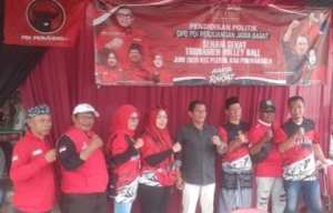 Turnamen Volley Ball Plered, Di Bulan Bung Karno Time JB Raih Prestasi Terbaik