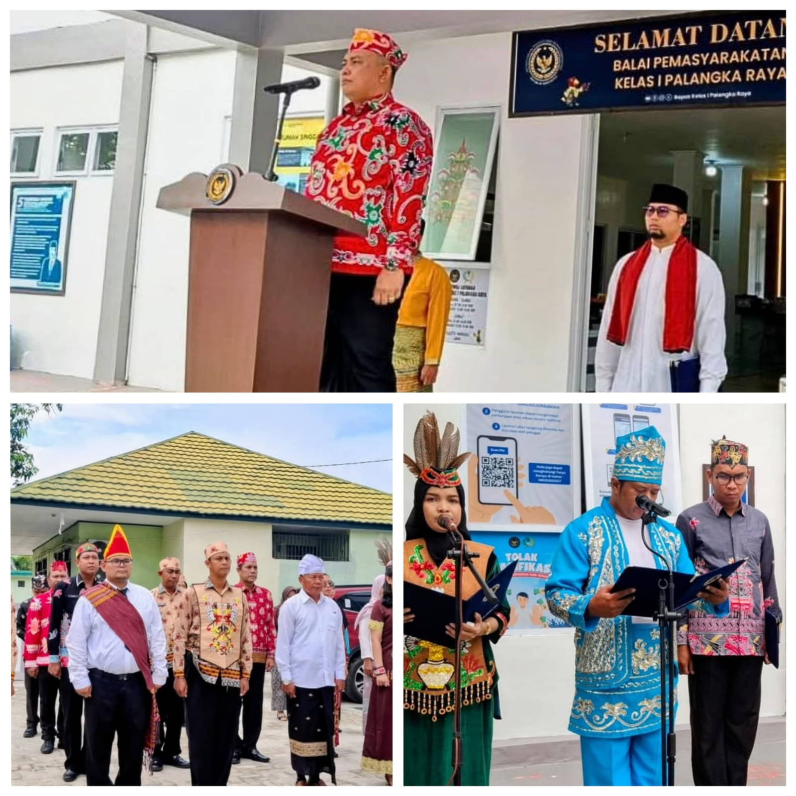 Pecinta Keluarga Seluruh jajaran Bapas Kelas 1 Palangka Raya  Upacara  peringatan Hari Keluarga Nasional Ke – 33 