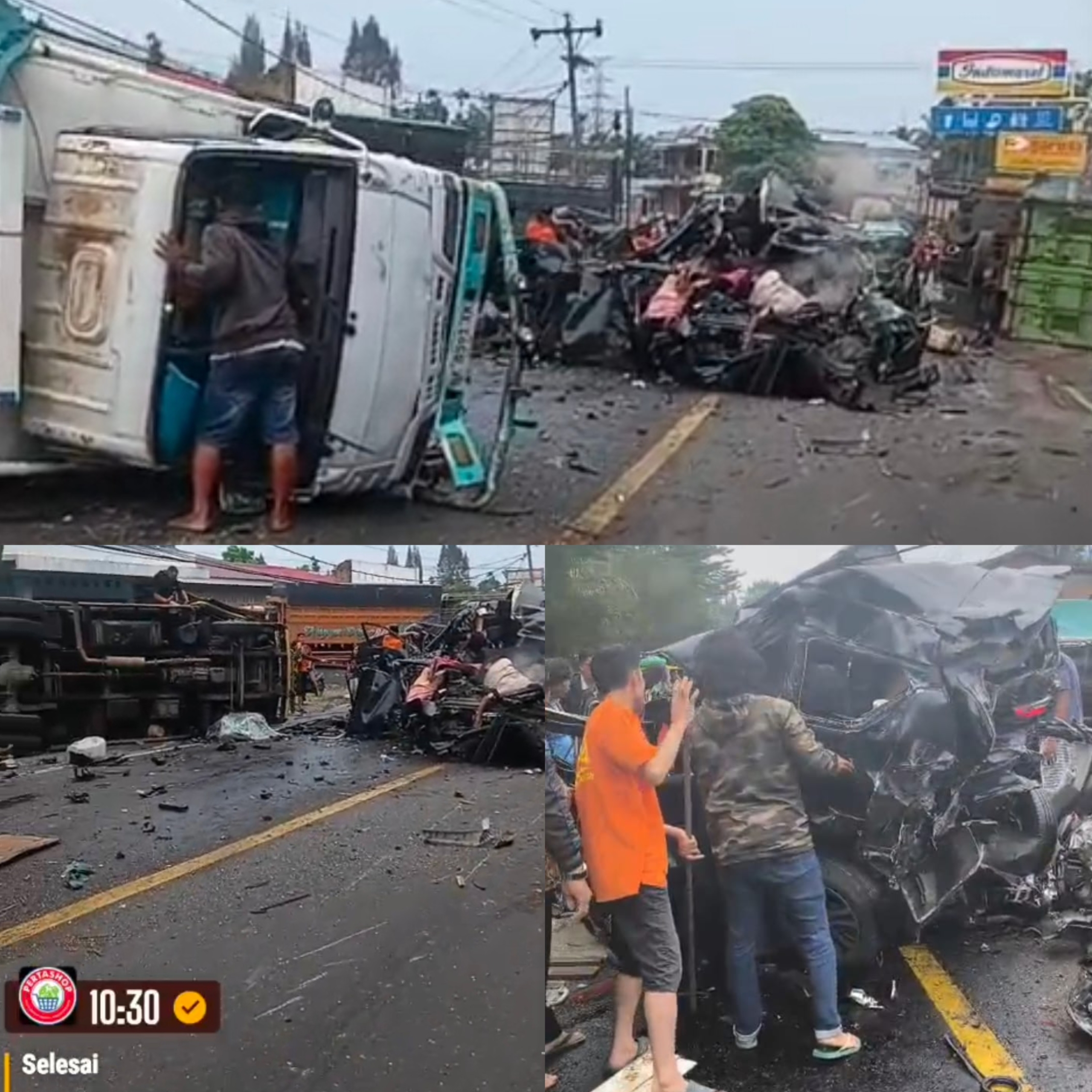 Tragedi Tabrakan Beruntun di Sibolangit, Sejumlah Korban Diduga Terjepit, Polisi Selidiki Penyebab Kecelakaan