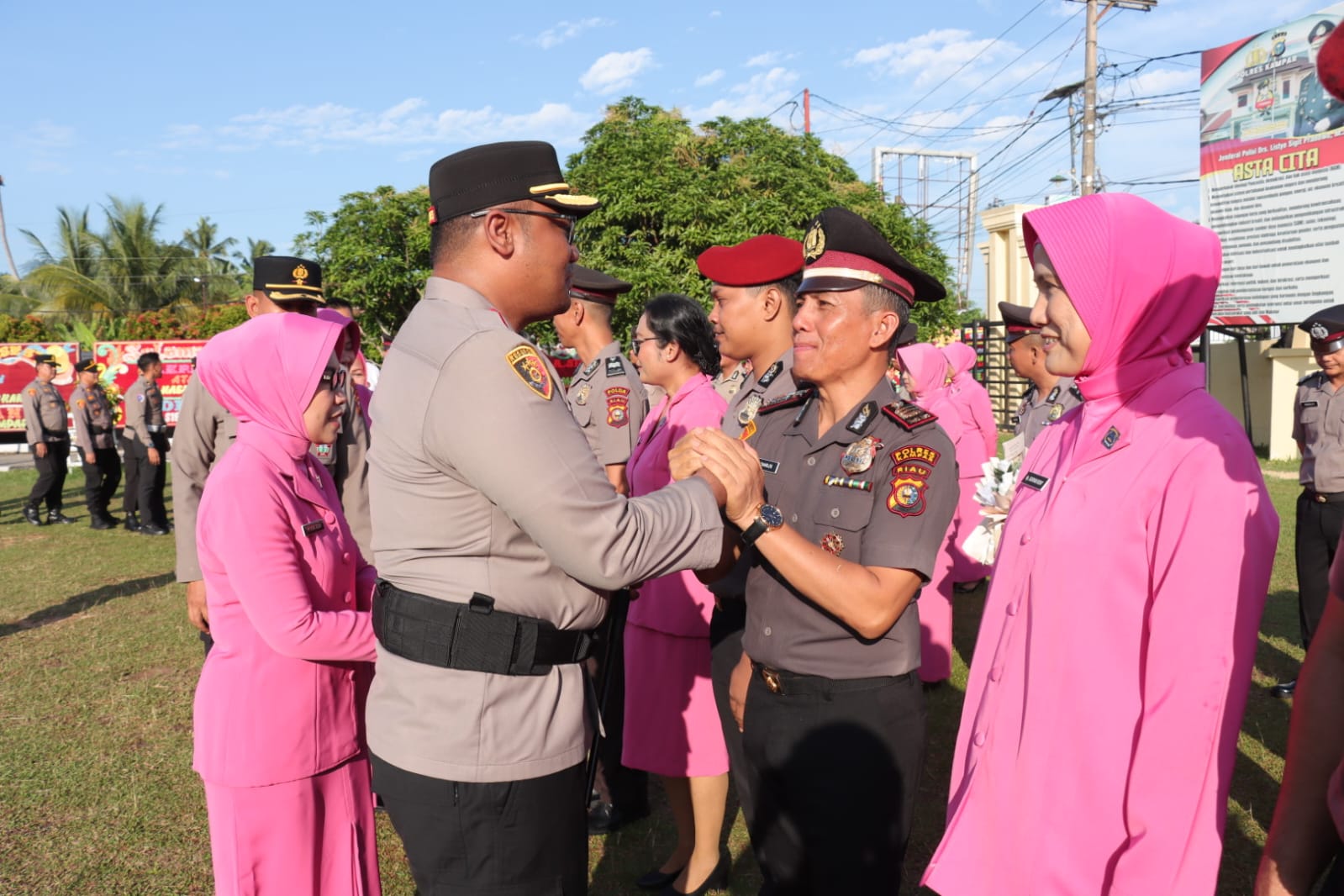 51 Personel Polres Kampar Naik Pangkat – Upacara Laporan Kenaikan Pangkat Periode 1 Juli 2026