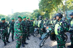 Wujudkan Medan Nyaman dan Aman,Dandim 0201/Medan Lepas Patroli Tim Anti Begal 