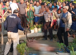 Polsek Medan Labuhan dan Tim Inafis Polres Pelabuhan Belawan Olah TKP Kecelakaan Kereta Api yang Mengakibatkan Seorang Wanita Meninggal Dunia