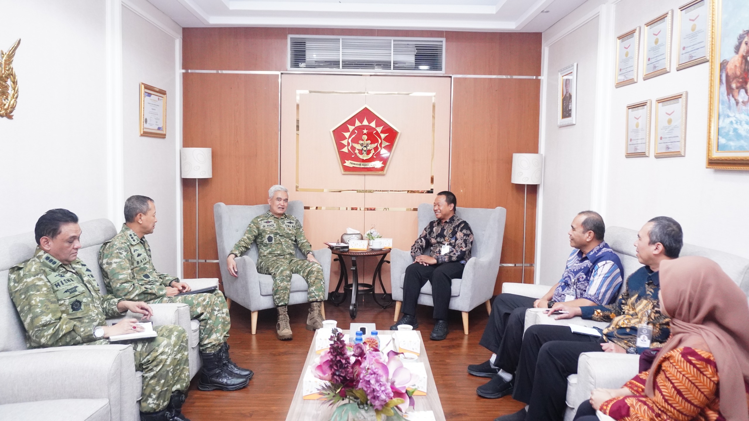 Kapuskes TNI Terima Audiensi Pusat Kesehatan Haji, Persiapan Musim Haji Tahun 1448 H/2027 M.