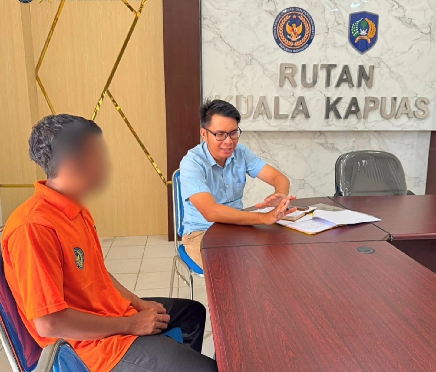 Bapas Palangka Raya Melaksanakan pengambilan Data penelitian Bagi WBP Memperoleh PB