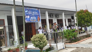 SATLANTAS POLRES PELABUHAN BELAWAN GELAR POLICE GO TO SCHOOL DI SMA NEGERI 9 MEDAN