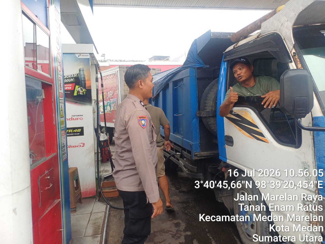 Polres Pelabuhan Belawan Pastikan Distribusi BBM Aman dan Lancar, Hadir Jaga Pasokan Energi untuk Masyarakat