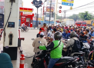Polresta Deli Serdang Siaga di SPBU, Pengamanan dan Pengaturan Lalu Lintas Jaga Antrean BBM Tetap Tertib