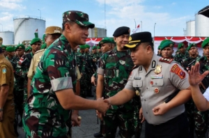 Kapolres Pelabuhan Belawan Hadiri Penyambutan Satgas Pamtas RI–PNG, Perkuat Sinergi TNI-Polri Jaga Keutuhan NKRI