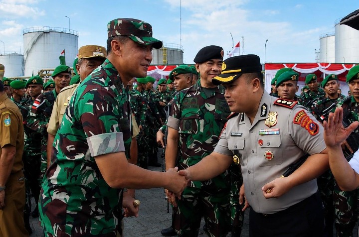 Kapolres Pelabuhan Belawan Hadiri Penyambutan Satgas Pamtas RI–PNG, Perkuat Sinergi TNI-Polri Jaga Keutuhan NKRI