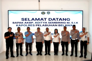 Kapolres Pelabuhan Belawan Jalin Silaturahmi dan Perkuat Sinergi dengan Kantor Imigrasi Kelas II TPI Belawan