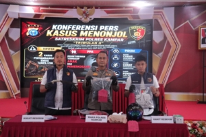 Polres Kampar Press Release Ungkap Beberapa Dugaan Tindak Pidana Selama Bulan Juli