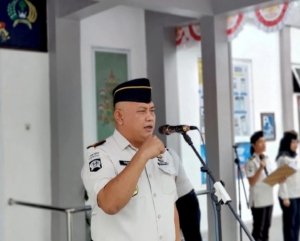 Awal tugas Pegawai Balai pemasyarakatan Kelas I palangka Raya dengan Semangat dan disiplin Apel Pagi 