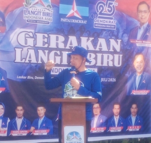 HUT ke-25 Partai Demokrat, DPC Demokrat Pasaman Sukseskan Gerakan Langit Biru Indonesia Asri di Taman Khatulistiwa Bonjol