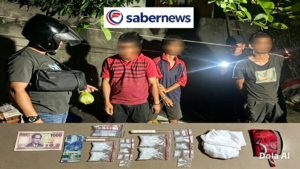 “Jualan” Sabu di Mabar Hilir Berakhir Duka: Satu Coba Kabur, Dua Lagi Cuma Bisa Diam — Sat Narkova Polres Belawan Ringkus Tersangka