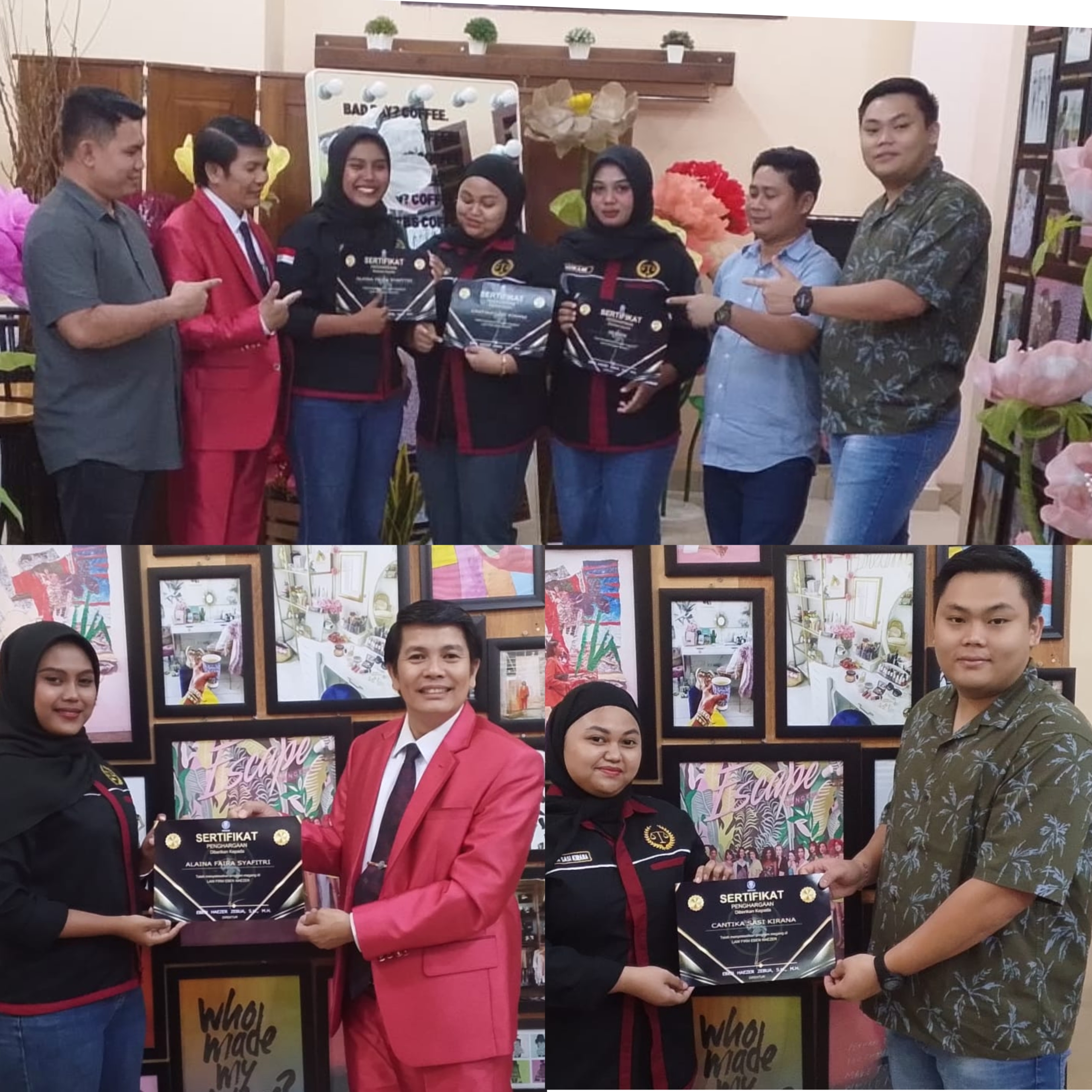 FAHMI dan Law Firm Eben Haezar, Andika, serta Leonardus Lepas Mahasiswa Magang FH UMSU, Tekankan Integritas dan Profesionalisme Calon Penegak Hukum