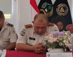 Jajaran Bapas palangka raya Ikuti Acara  Doa bersama lintas Agama dan Kick Off Semarak HUT RI Ke- 81 tahun 2026 kementrian Imigrasi secara Zoom