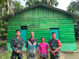 Rumah Duhuaro Zalukhu Kini Layak Huni, Program Bakti TNI Hadirkan Harapan Baru di Nias Utara