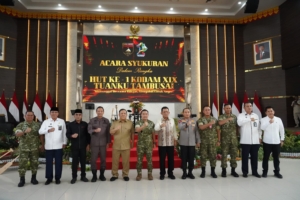Kodam XIX Tuanku Tambusai Rayakan HUT Ke-1, Prajurit Berprestasi Terima Penghargaan