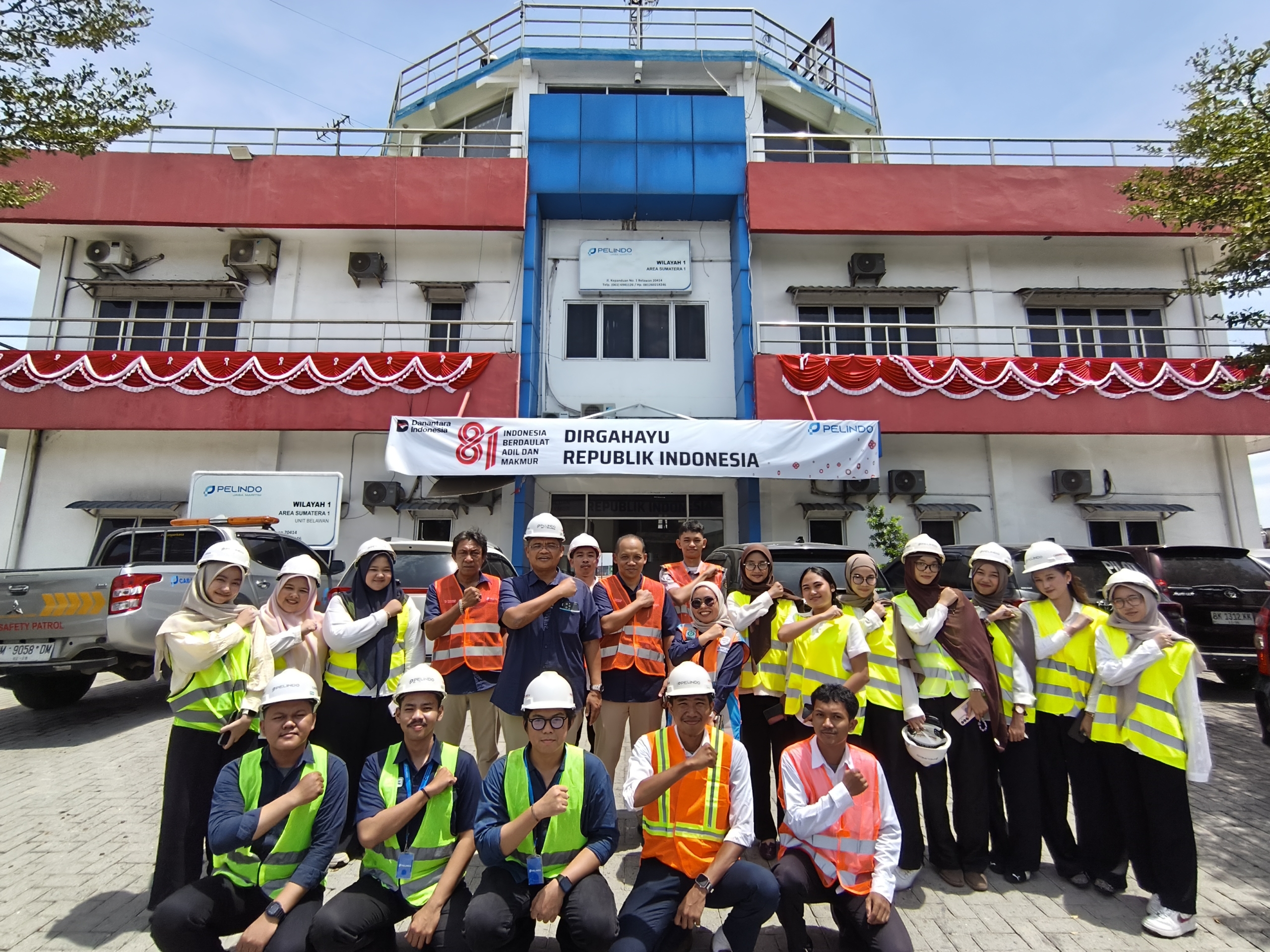 Pelindo Regional 1 Belawan Kenalkan Ekosistem Kepelabuhanan kepada Mahasiswa Magang