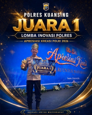 Kapolres Kuansing Raih Juara 1 Lomba Ketahanan Pangan, Inovasi Polres Jadi yang Terbaik di Kluster III