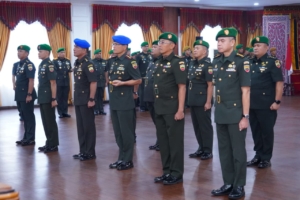 Pangdam I/BB Pimpin Serah Terima Pejabat dan Tradisi Korps Pejabat Kodam I/BB