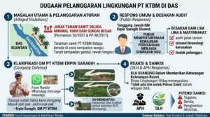 Dugaan Tanam Sawit di DAS, Penegak Hukum Desak Audit..! GM PT KTBM Erpin Saragih Singgung PETI dalam Klarifikasinya 