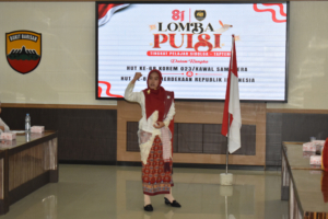 Sambut HUT ke-68 Korem 023/KS dan HUT ke-81 Kemerdekaan RI, Korem Gelar Lomba Paduan Suara dan Puisi Antar Pelajar