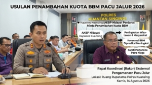Jelang Pacu Jalur, Kapolres Kuansing Minta Penambahan Kuota BBM
